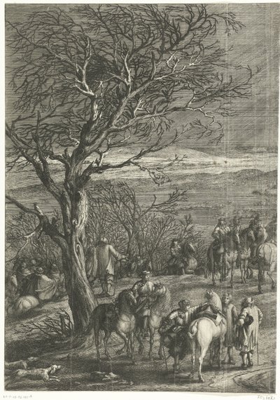 Armia francuska przed Yperen (lewa strona), 1678 autorstwa Anonymous