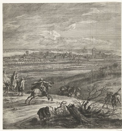 Armia francuska przed Yperen (strona środkowa), 1678 autorstwa Anonymous