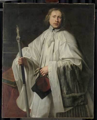 Jacobus Govaerts (ur. 1635/36). Mianowany mistrzem ceremonii i urzędnikiem kapituły w Antwerpii w 1661 r. autorstwa Anonymous