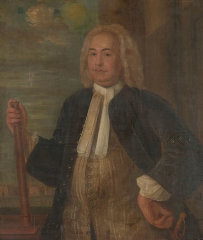 Johannes Thedens (1741-1743) Portret Johannesa Thedensa, gubernatora generalnego Holenderskiej Kompanii Wschodnioindyjskiej autorstwa Anonymous