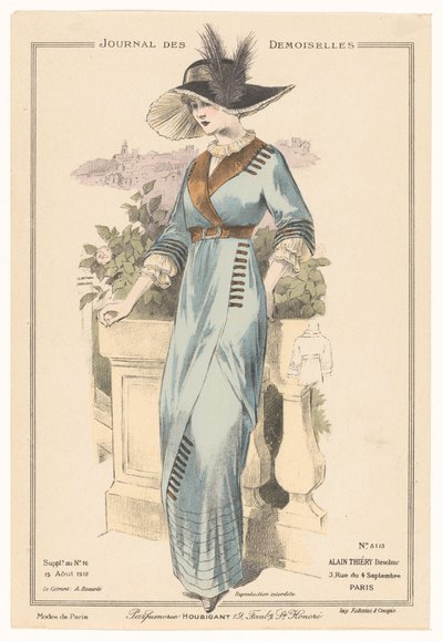 Journal des Demoiselles 15 sierpnia 1912, nr. 5113 autorstwa Anonymous