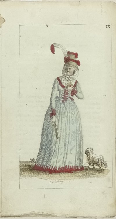 Gabinet Mody i Smaku 1791, pl. IX autorstwa Anonymous