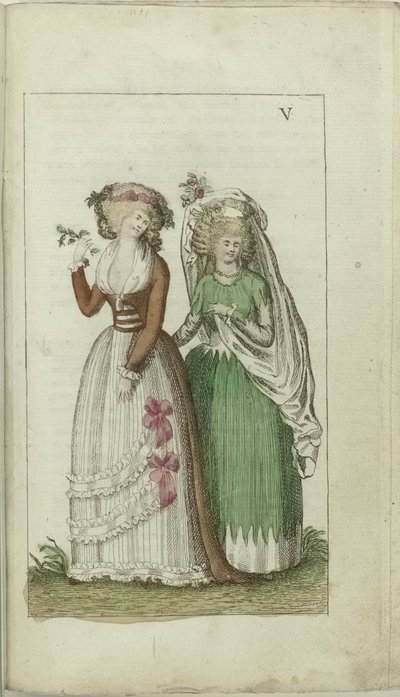 Gabinet Mody i Smaku 1791, pl. Q autorstwa Anonymous