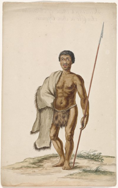 Khoikhoiman z assegai autorstwa Anonymous