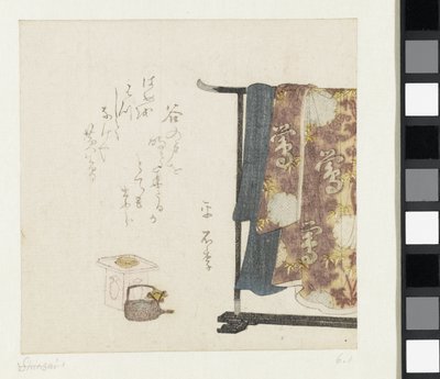 Kimono na stojaku autorstwa Anonymous
