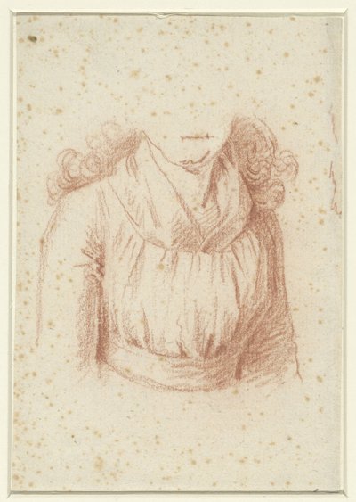 Studium kostiumowe do portretu Madame Molet autorstwa Anonymous