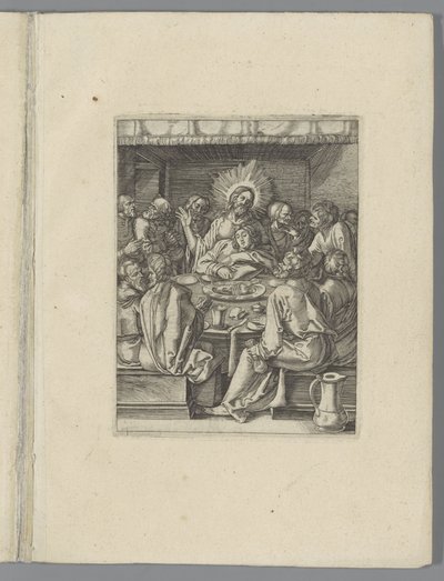 Najnowsze avondmaal Mała Przełęcz (tytuł serii) Passio Christi Ab Alberto Durer Figurka norymberska (tytuł serii) autorstwa Anonymous