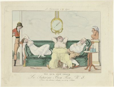 Le Supreme Bon Ton, 1800-1815, nr 18: Jest gorąco autorstwa Anonymous