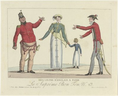 Le Suprême Bon Ton, 1800-1815, nr 23: angielskie spotkanie w Paryżu autorstwa Anonymous