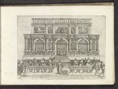 Loggetta del Sansovino op het San Marcoplein te Venetië Scenes uit het Venetiaanse leven (tytuł serii) Habiti d