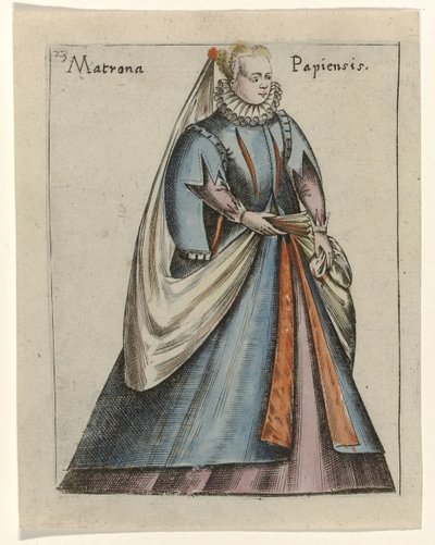 Matrona Papiensis Postawy różnych narodów (...) (tytuł serii) autorstwa Anonymous