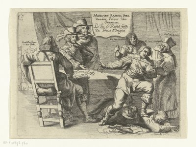 Nieudana gra w Schenkenschans, 1635-1636 Failed Raphael Game Van den Prince van Oragnien / Le Jeu de Raphel failly Du Prince d