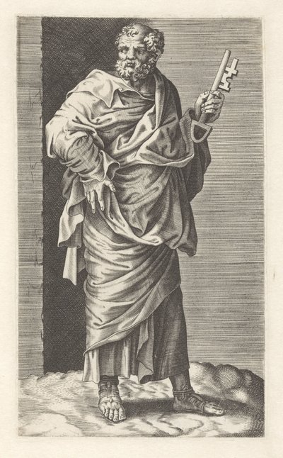 Piotr Chrystus i dwunastu apostołów (tytuł serii) autorstwa Anonymous
