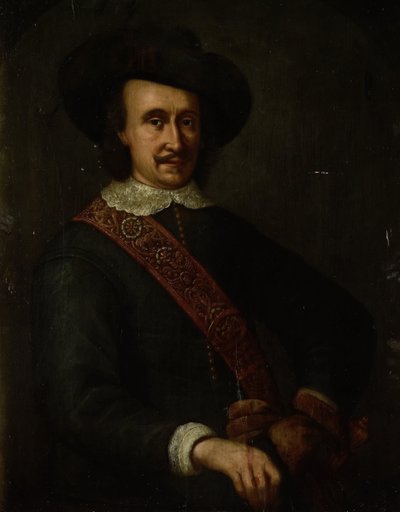 Portret Cornelisa van der Lijna, gubernatora generalnego Holenderskich Indii Wschodnich autorstwa Anonymous