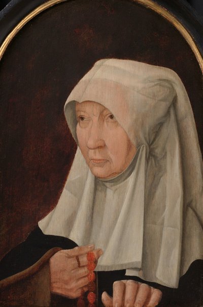 Portret Jacominy Claesdr van Ruyven (zm. 1509), żony Arent Franckensz van der Meer autorstwa Anonymous
