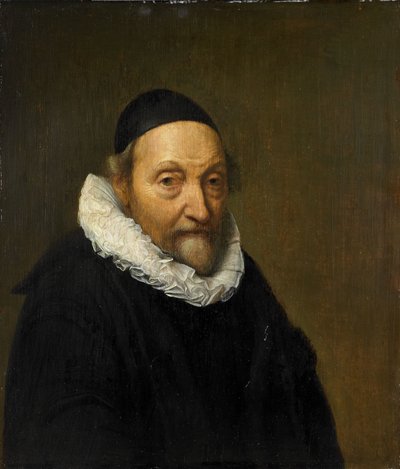 Portret Johannesa Wtenbogaerta (1557-1644) autorstwa Anonymous