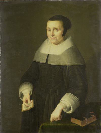 Portret kobiety, prawdopodobnie Elsje van Houweningen, żony Willema van de Velden autorstwa Anonymous