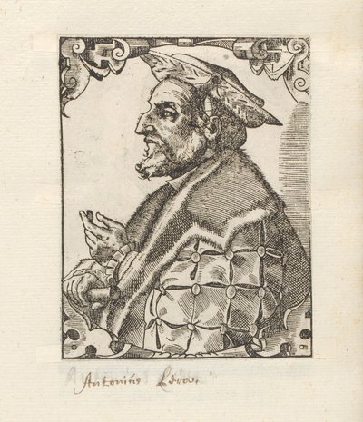 Portret van Antonio de Leyva autorstwa Anonymous