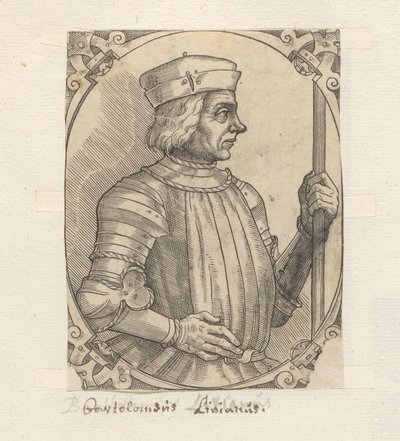 Portret van Bartholomeusa Livianusa autorstwa Anonymous