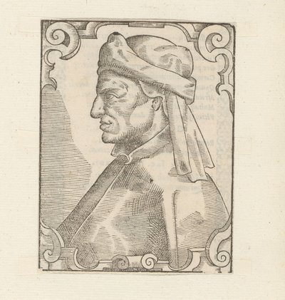 Portret van Bartolusa van Sassoferrato autorstwa Anonymous