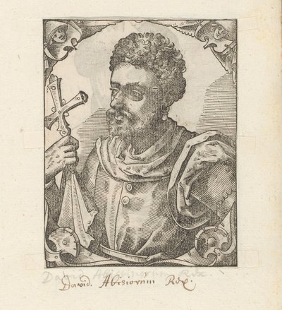 Portret Dawita II, cesarza Abisynii autorstwa Anonymous