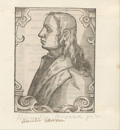 Portret van Ercole Strozzi autorstwa Anonymous