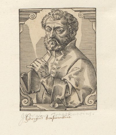 Portret van Georga z Trebizondy autorstwa Anonymous