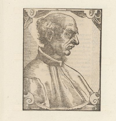 Portret van Giovanniego Pontano autorstwa Anonymous