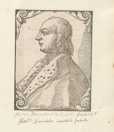 Portret van Girolamo Donati autorstwa Anonymous