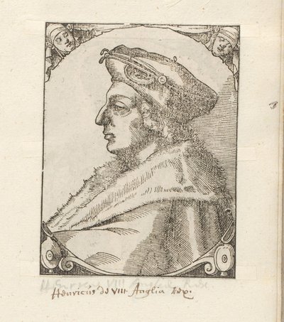 Portret Henryka VIII, króla Anglii i Irlandii autorstwa Anonymous
