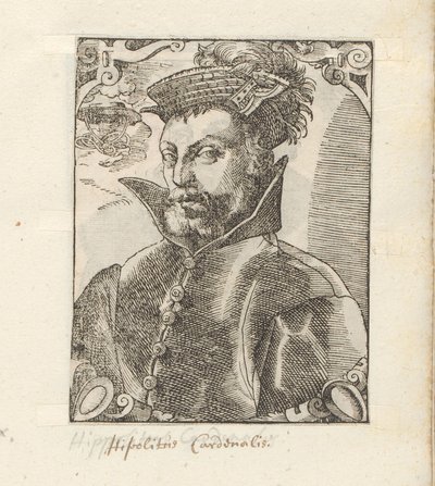 Portret van Ippolito de Medici autorstwa Anonymous