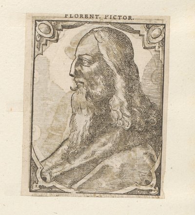 Portret van Leonarda da Vinci autorstwa Anonymous