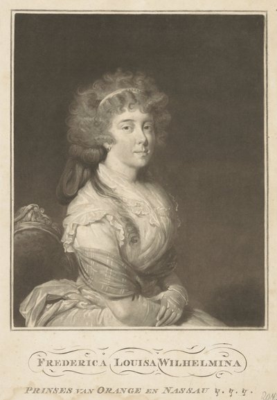 Portret Louise, księżniczki Orange-Nassau autorstwa Anonymous