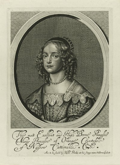 Portret Marii Henrietty Stuart autorstwa Anonymous