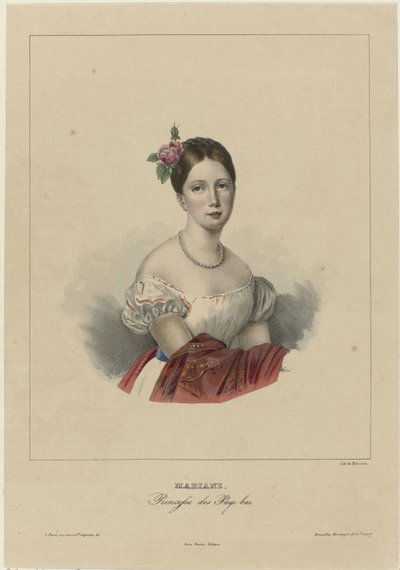 Portret Marianny, księżnej Holandii autorstwa Anonymous