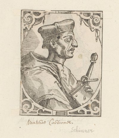 Portret Matthäusa Schinera autorstwa Anonymous