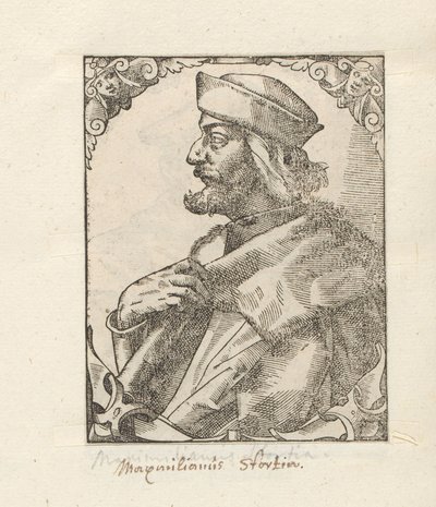 Portret Maksymiliana Sforza autorstwa Anonymous