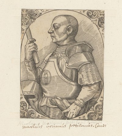 Portret van Niccolò z Pitigliano autorstwa Anonymous