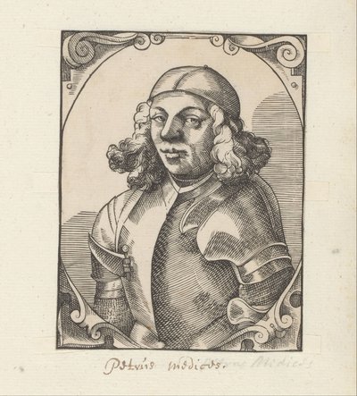 Portret van Piero autorstwa Lorenzo de 
