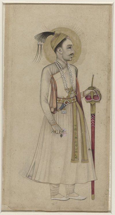 Portret sułtana Muhammada-Quli Qutb-Shah z Golconda autorstwa Anonymous