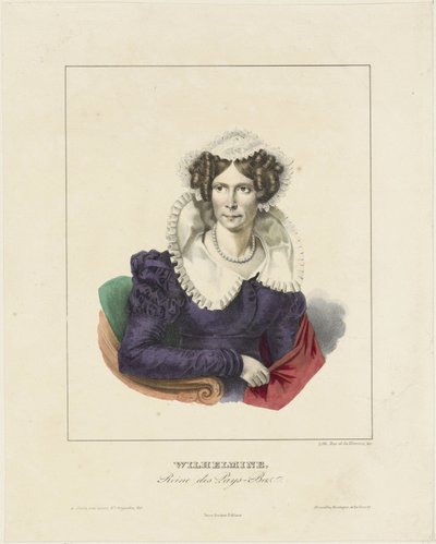 Portret Wilhelminy Prus autorstwa Anonymous