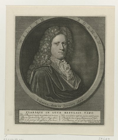 Portret Willema Bosmana autorstwa Anonymous
