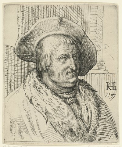 Portret mężczyzny w kapeluszu autorstwa Anonymous