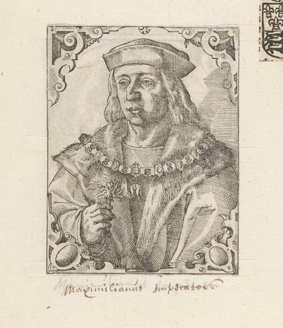 Portret cesarza Maksymiliana I Habsburga autorstwa Anonymous