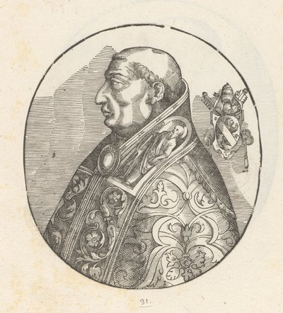 Portret papieża Pawła II autorstwa Anonymous