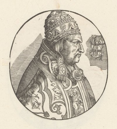 Portret van pausa Piusa II autorstwa Anonymous