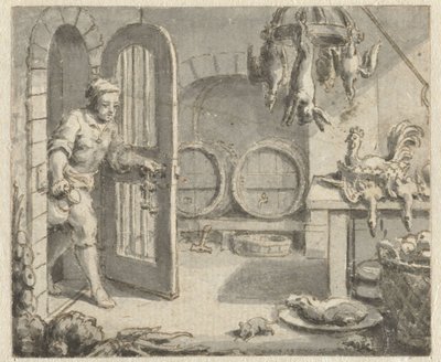 Szczur z miasta i szczur ze wsi Projekty ilustracji do wydania Bajek Jeana de la Fontaine