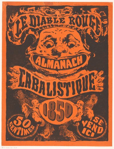 Rachunek za reklamę Le Diable Rouge autorstwa Anonymous