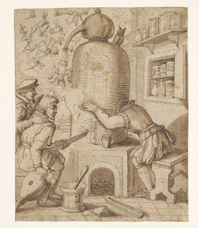 Satyra na alchemię autorstwa Anonymous
