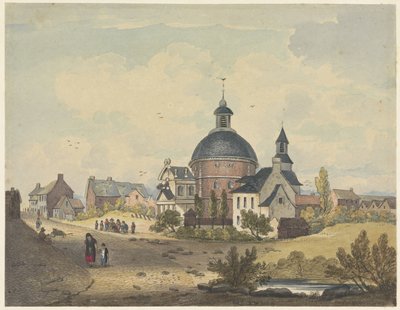 Kościół św. Józefa w Waterloo Siedem talerzy Waterloo i okolic (tytuł serii) autorstwa Anonymous